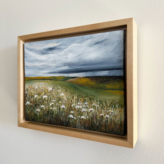 "Queen Anne's Lace" Framed Original Acrylic Painting