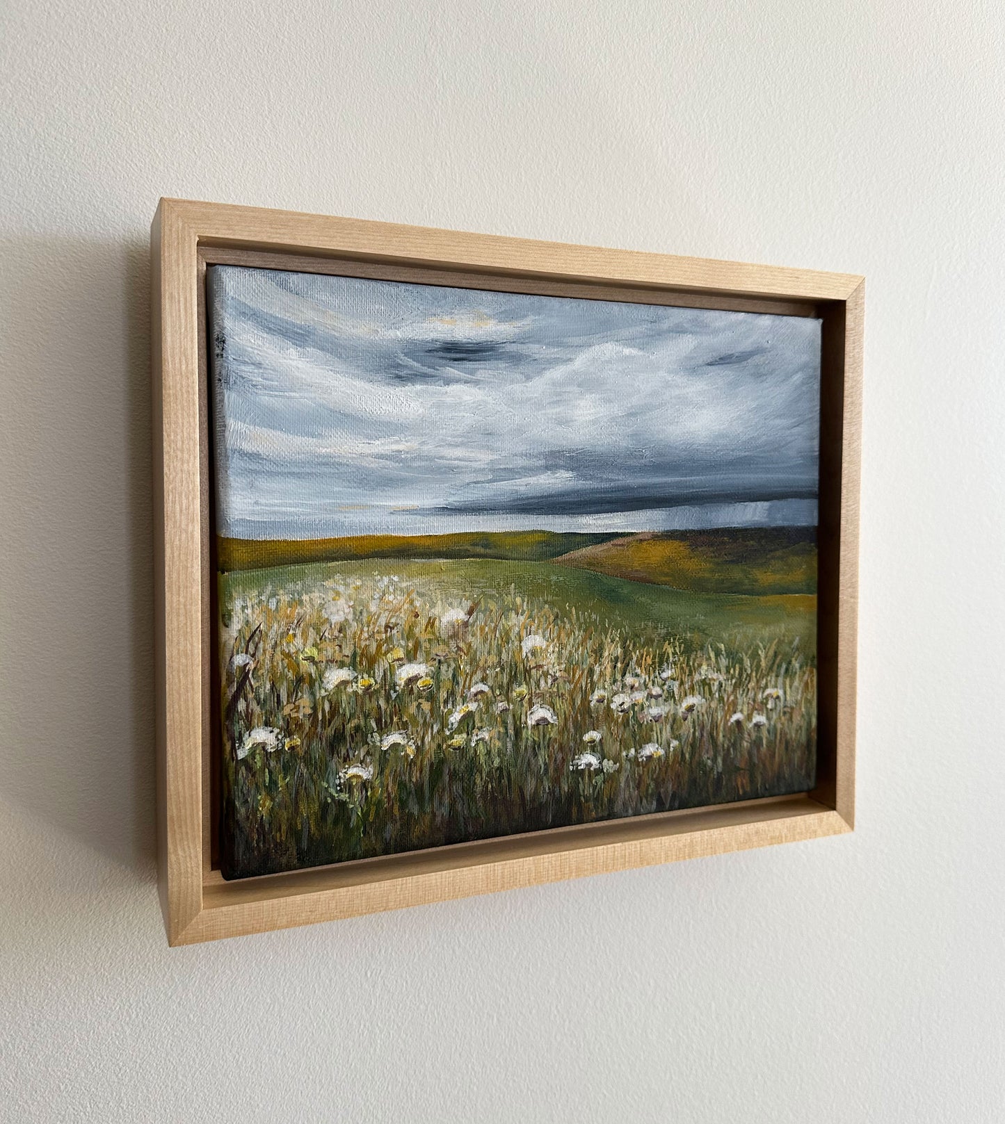 "Queen Anne's Lace" Framed Original Acrylic Painting