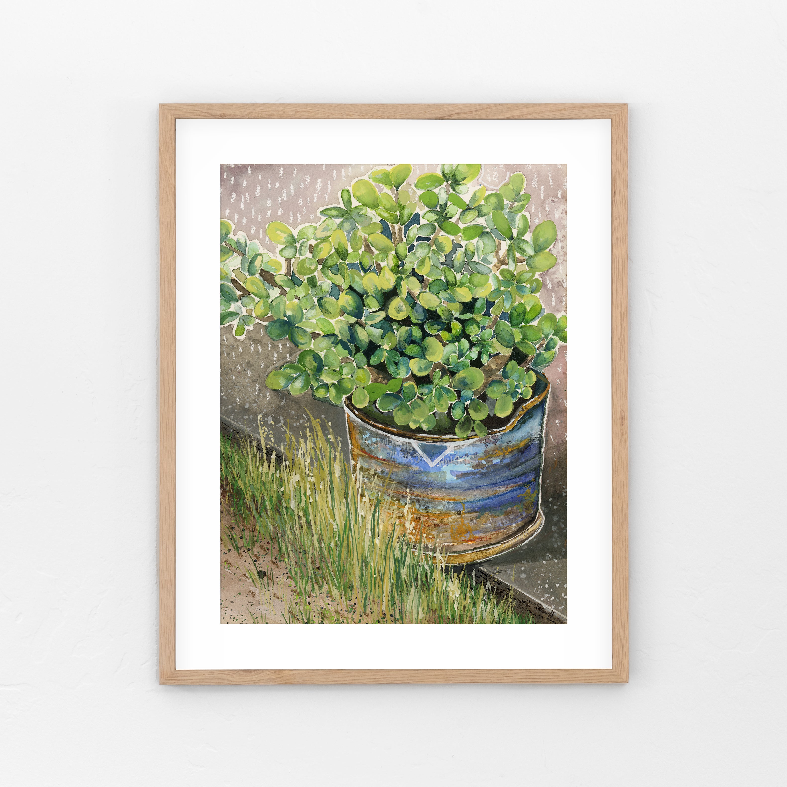 jade plant painting Zim Jade" – Hilltop Creative Co