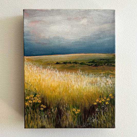 "Thick Grass" Original Acrylic Painting- **Unframed**